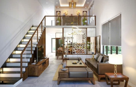 Thiết kế & Thi công Nhà ống 2 tầng trọn gói tại An Ngãi